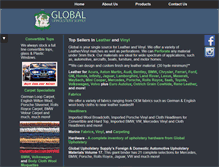 Tablet Screenshot of globalupholstery.com